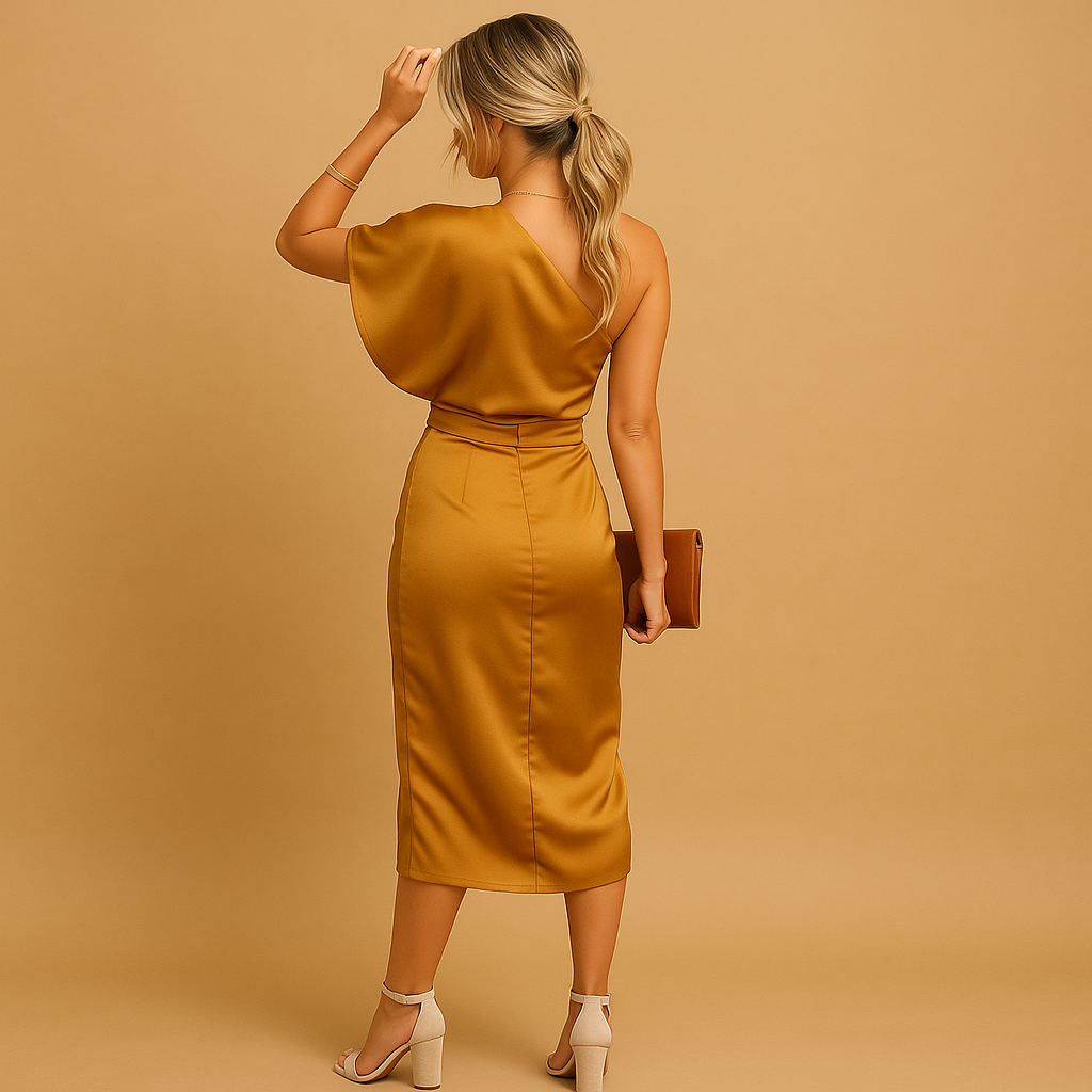 dress styled with accessories