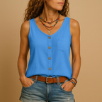 green blouse outfit